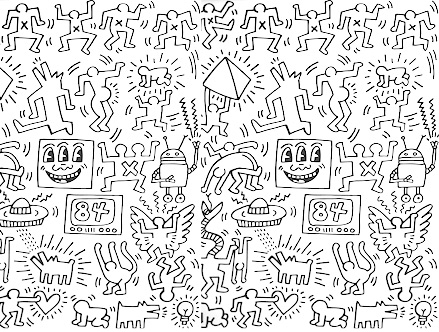 Stickers Muraux et stickers deco Fresque Murale Symboles  chez stickboutik.com